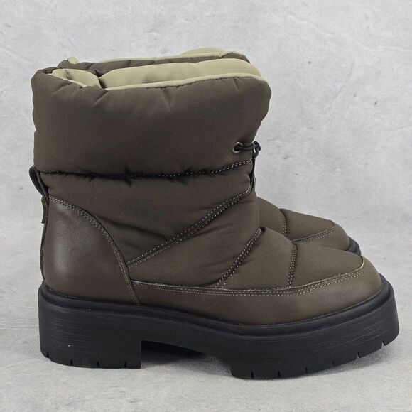 Sam Edelman Lakyn Puffer Boots Alpine Dark‎ Green Women's 7.5 M - Picture 4 of 12